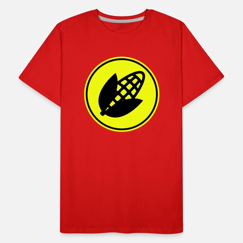 Corn symbol Men's Premium Organic T-Shirt