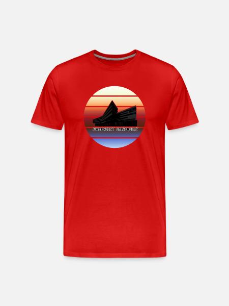 HavenCityUniversityHambrug - Men's Premium Organic T-Shirt - red