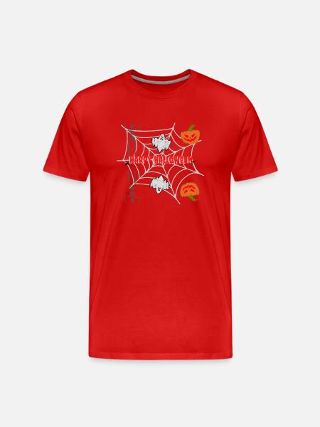 Happy Halloween - Men's Premium Organic T-Shirt - red