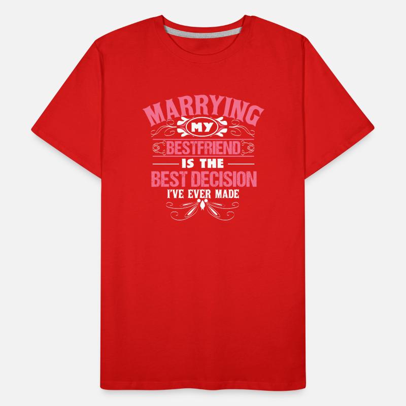 Ehe Eheleute Geschenk Männer Premium Bio T-Shirt