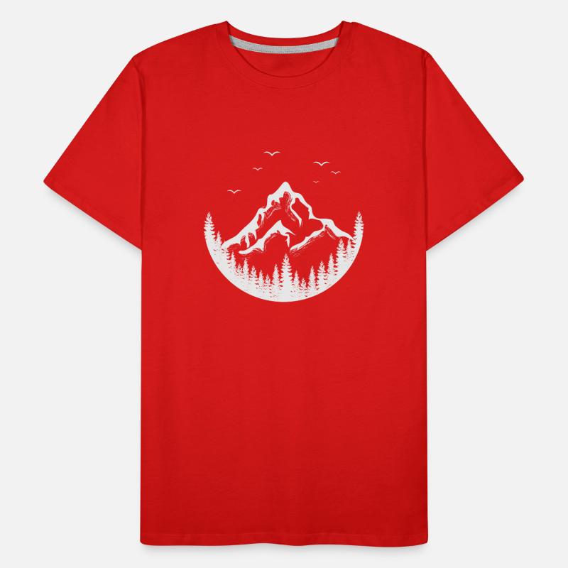 Déconnectez-vous et explorez T-shirt bio Premium Homme