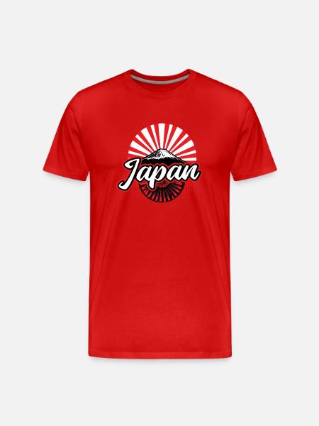 Japan Sakura Nippon Gift - Men's Premium Organic T-Shirt - red