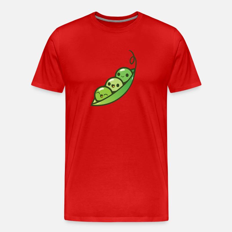 Happier than they've ever bean! - Männer Premium Bio T-Shirt - Rot