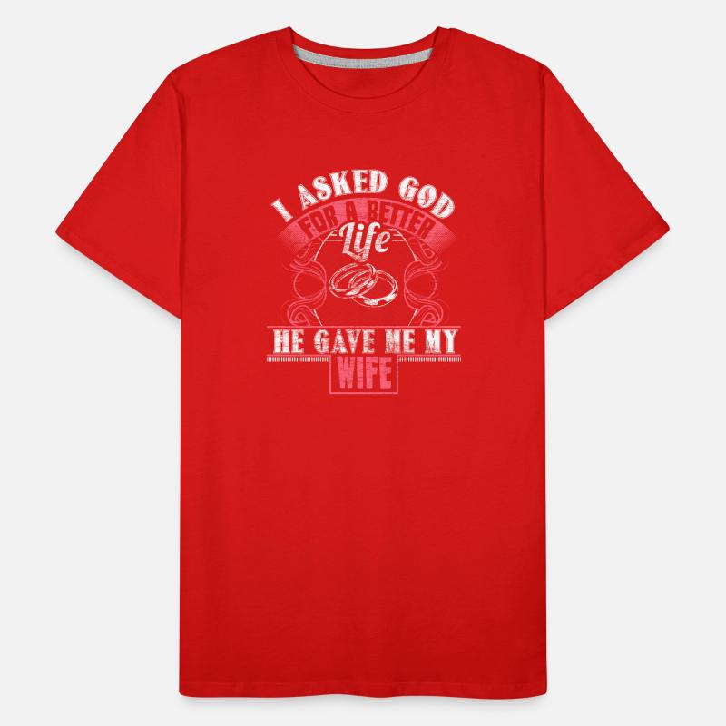 Ehe Eheleute Männer Premium Bio T-Shirt