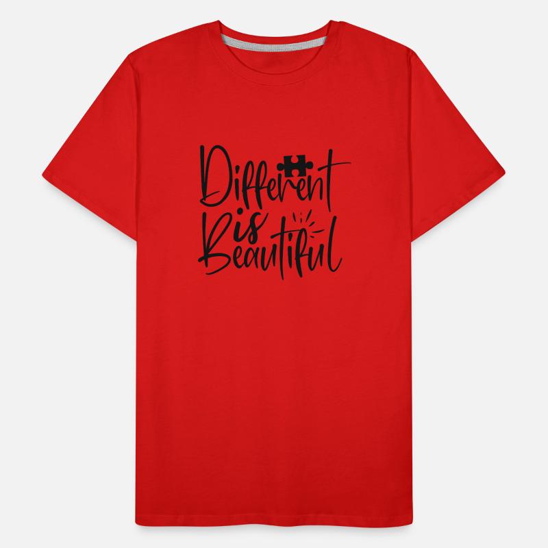 Différent est beau T-shirt bio Premium Homme