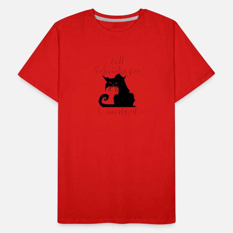 Chat de schrödinger T-shirt bio Premium Homme