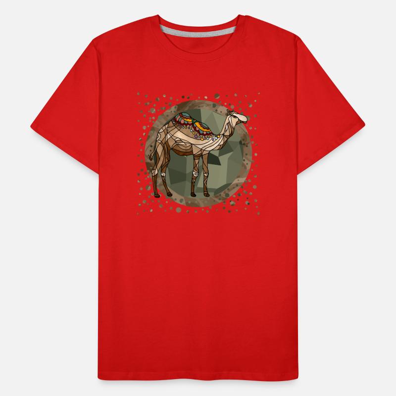 Kamel Männer Premium Bio T-Shirt