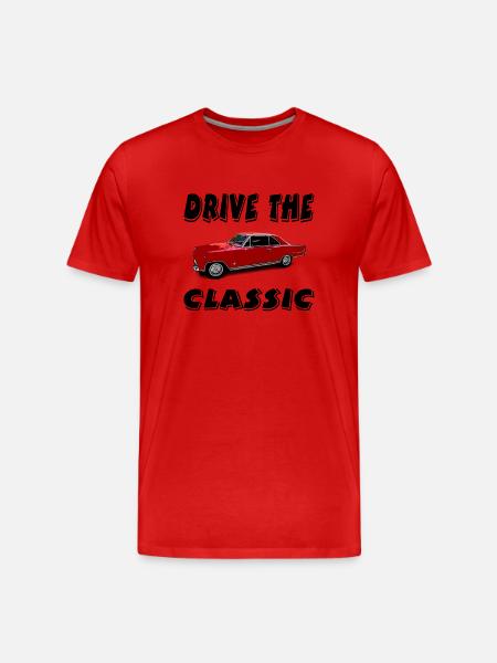 Car - Men's Premium Organic T-Shirt - red
