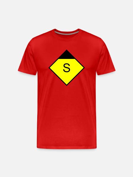 Feuerwehr - Männer Premium Bio T-Shirt - Rot