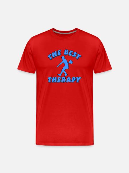 Tennis - Men's Premium Organic T-Shirt - red