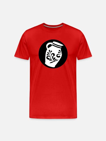 Bembel Design #Bembel #FrankfurtDesign - Men's Premium Organic T-Shirt - red