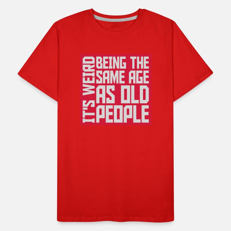 être âgé T-shirt bio Premium Homme