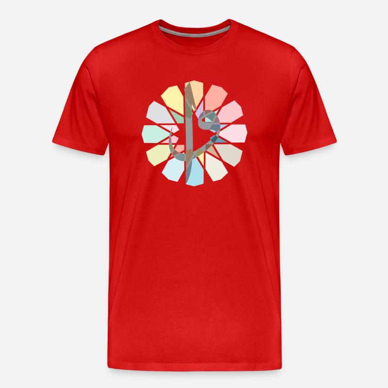 Elif Vav - Männer Premium Bio T-Shirt - Rot
