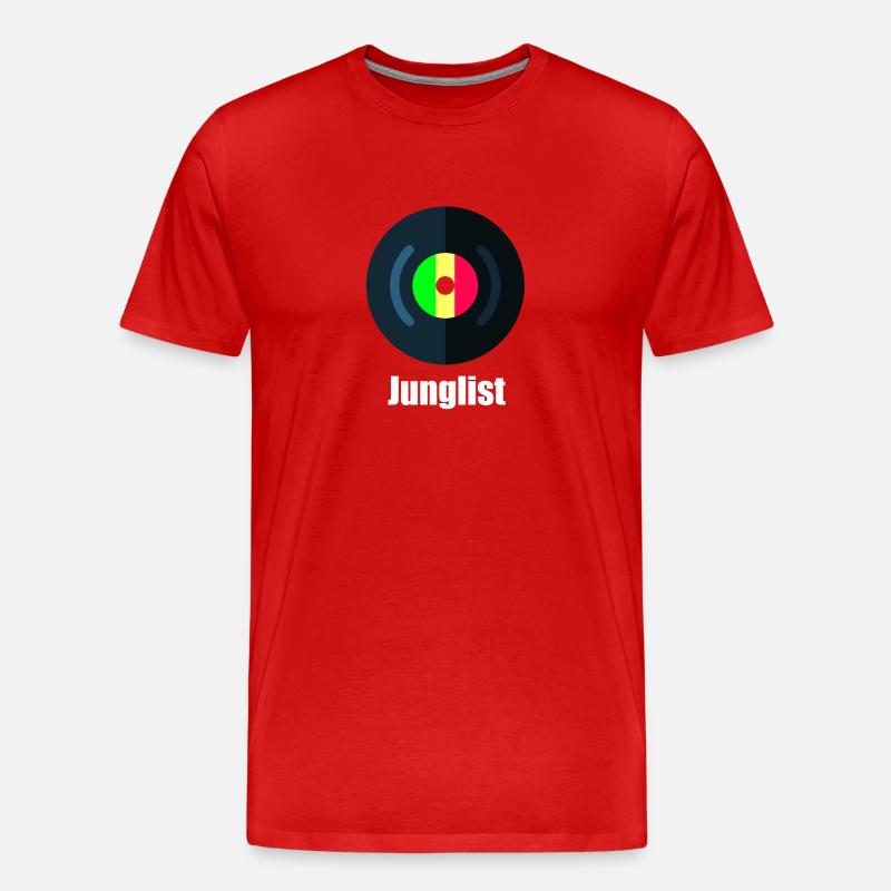 Junglist - Männer Premium Bio T-Shirt - Rot