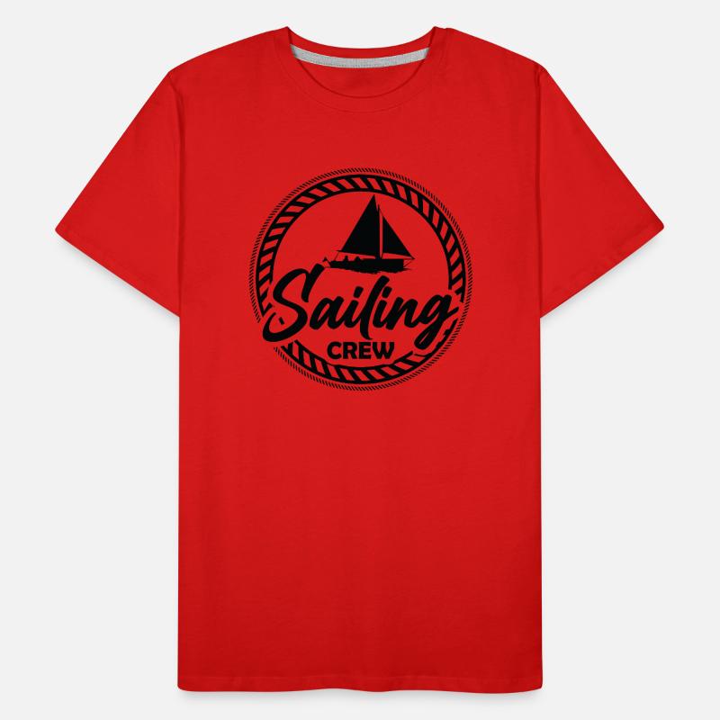 Sailing Crew Men's Premium Organic T-Shirt