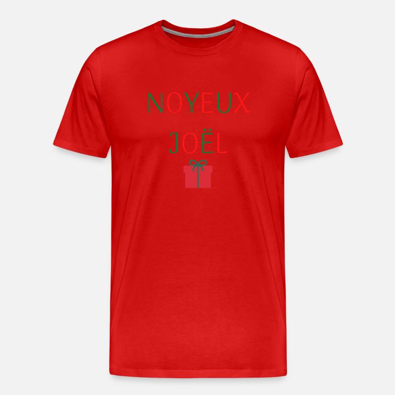 Pull de Noël marrant - T-shirt bio Premium Homme - rouge