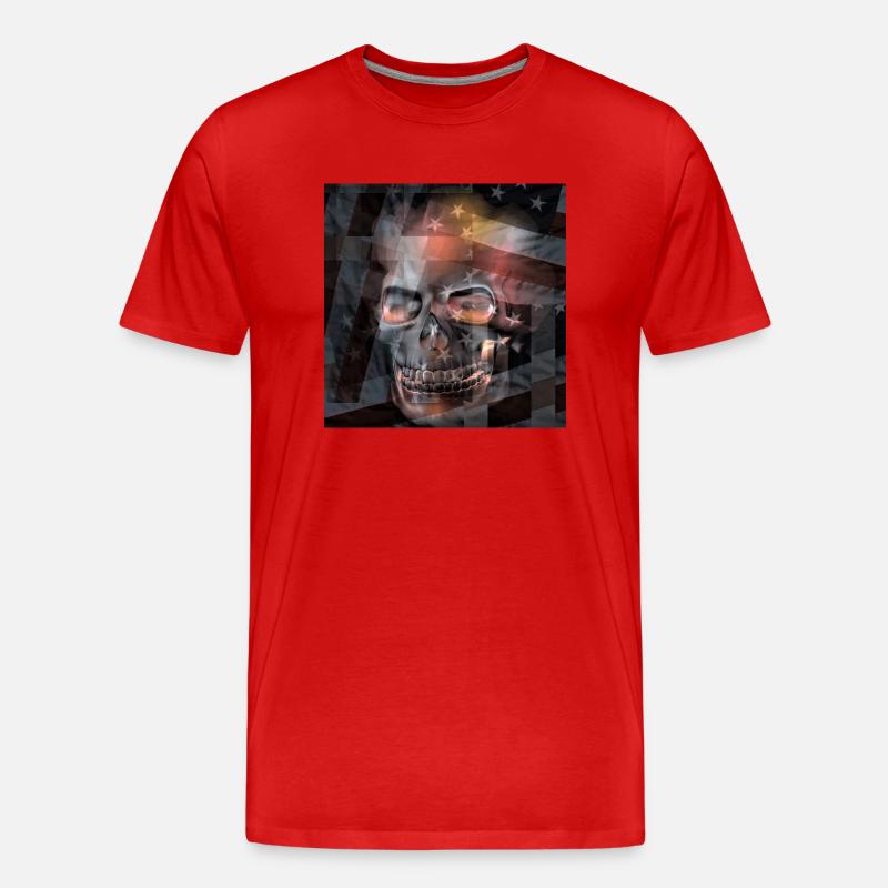 Rock n Roll - Männer Premium Bio T-Shirt - Rot