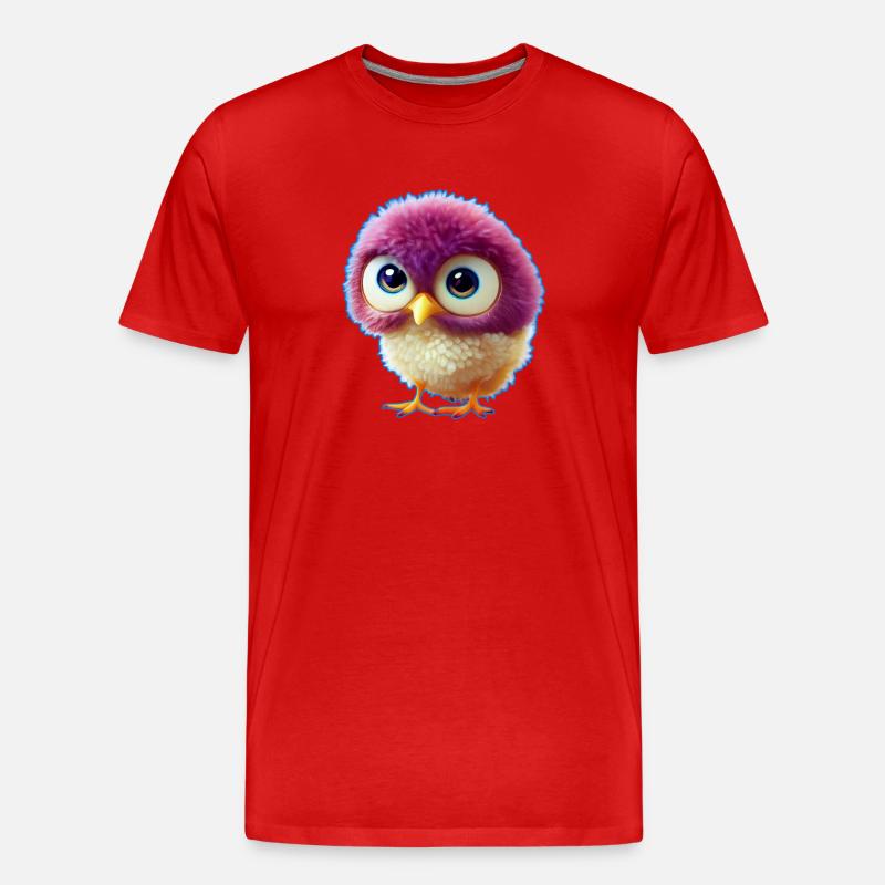 Kücken 2 - Männer Premium Bio T-Shirt - Rot
