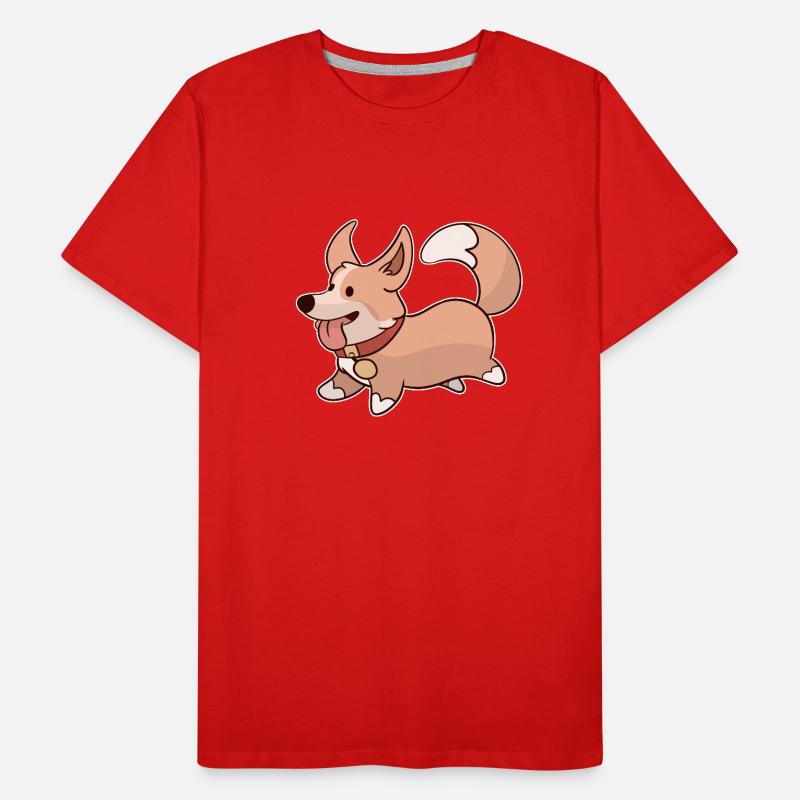 Cute dog Men's Premium Organic T-Shirt