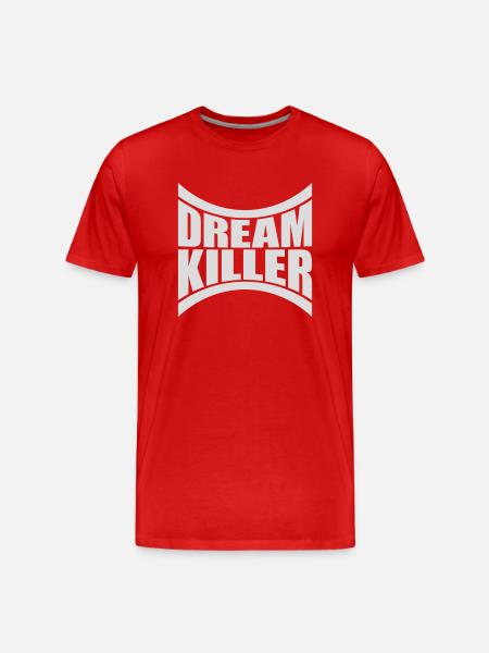 dream killer pessimists quote - Men's Premium Organic T-Shirt - red