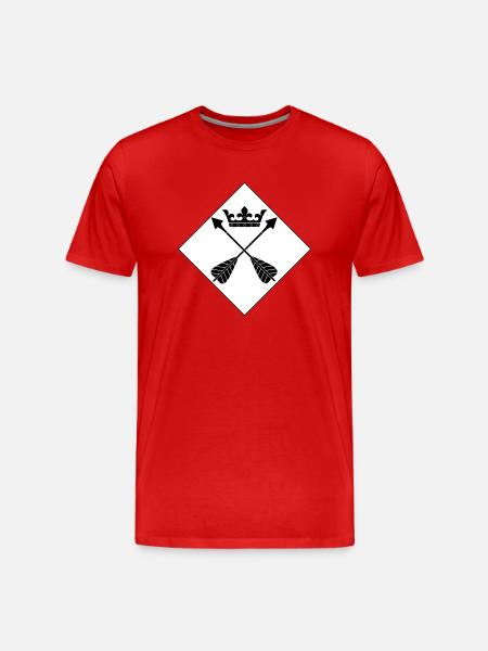 Dalarna - Men's Premium Organic T-Shirt - red