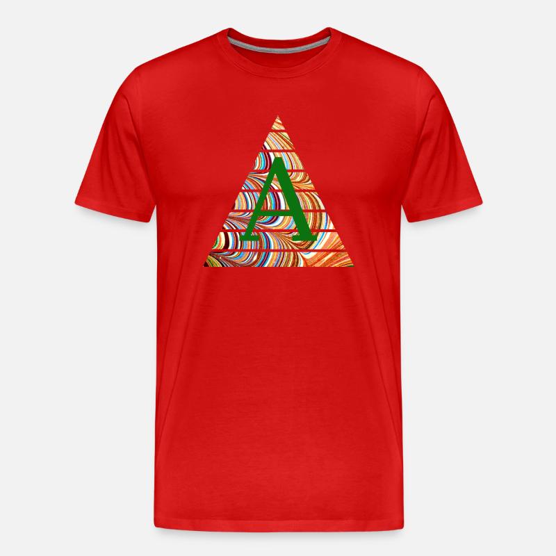 triangle e 56 a - T-shirt bio Premium Homme - rouge