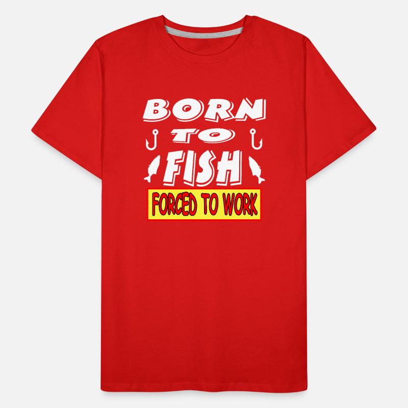 faire de la pêche T-shirt bio Premium Homme