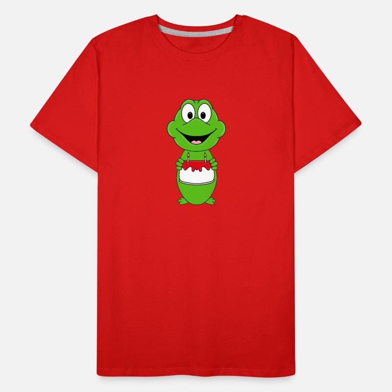 FROSCH - GEBURTSTAG - TIER - TIERISCH Männer Premium Bio T-Shirt