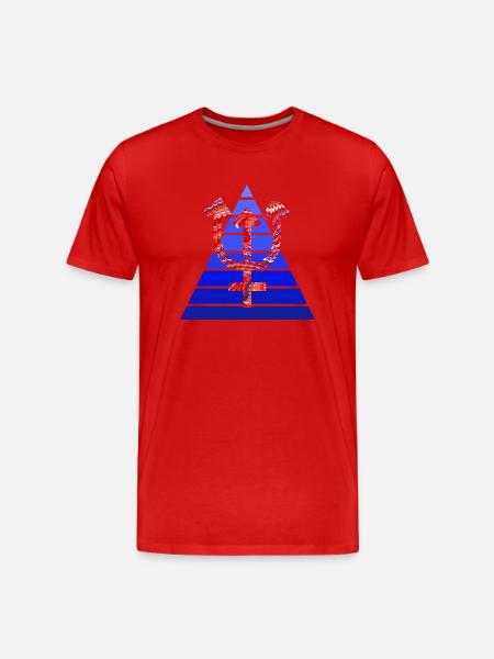 neptune 110 a - Men's Premium Organic T-Shirt - red