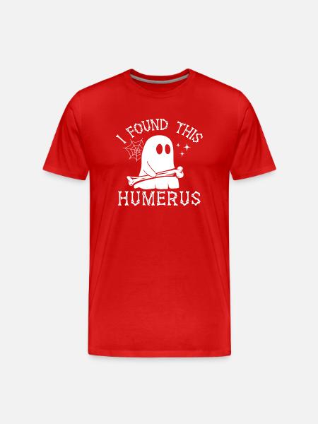 I found this Humerus - Men's Premium Organic T-Shirt - red