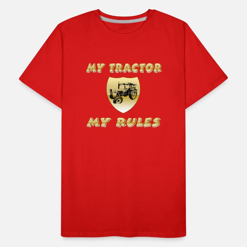 Tractor Men's Premium Organic T-Shirt