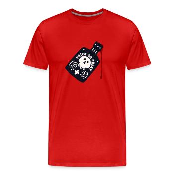 Mystery magic potion - Men's Premium Organic T-Shirt - red - Front - Damien (186cm)