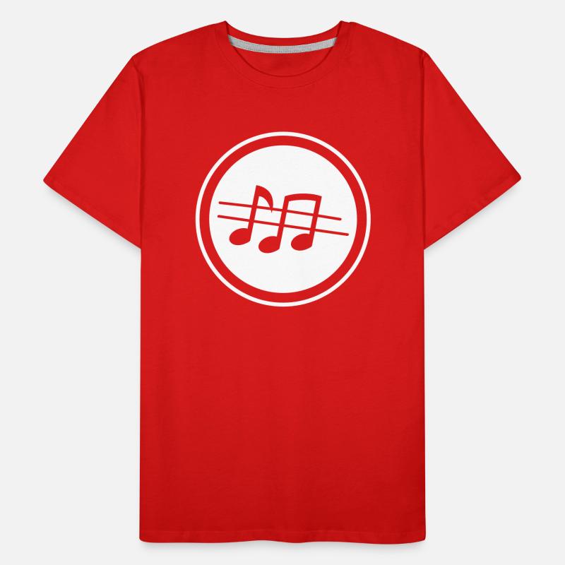 Partitions musicales T-shirt bio Premium Homme