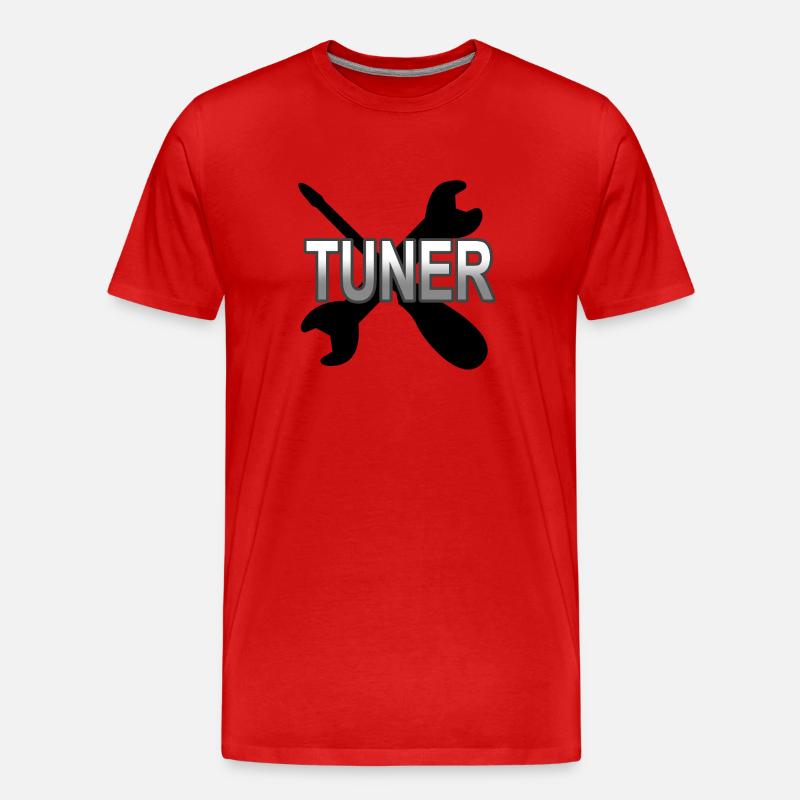 Auto - Männer Premium Bio T-Shirt - Rot