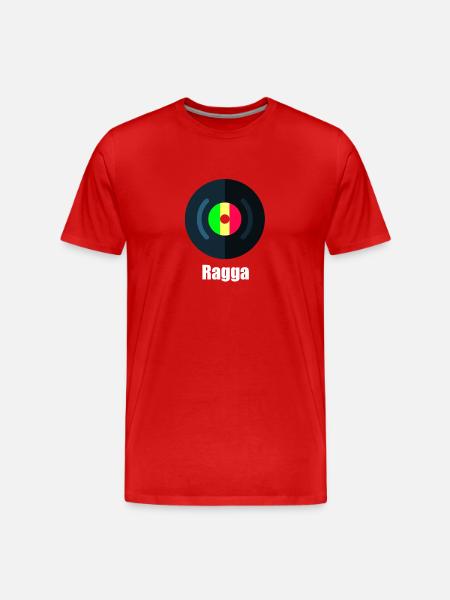Ragga - Männer Premium Bio T-Shirt - Rot