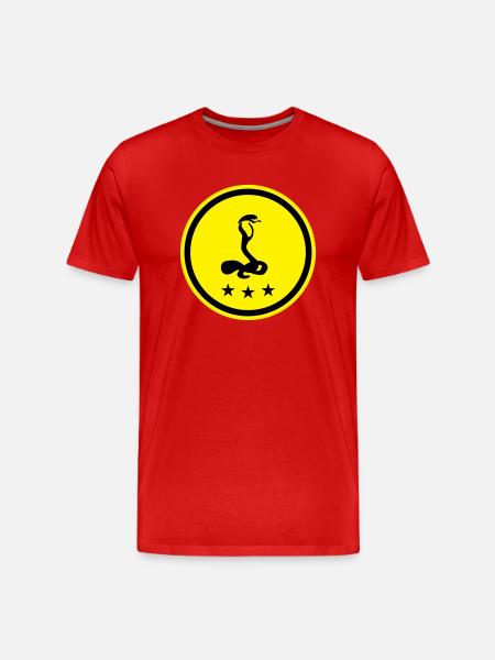 Snake Cobra - Men's Premium Organic T-Shirt - red