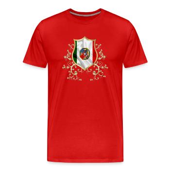 Italie Italie Italie Rome Europe Italie Italie Milan - T-shirt bio Premium Homme - rouge - Devant - Damien (186cm)