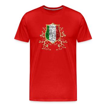 Italie Italie Italie Rome Europe Italie Italie Milan - T-shirt bio Premium Homme - rouge - Devant - Damien (186cm)