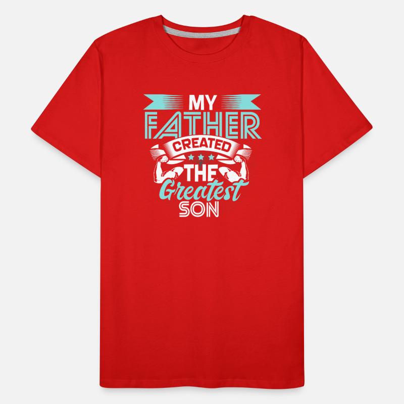 Bester Sohn Geschenk Männer Premium Bio T-Shirt