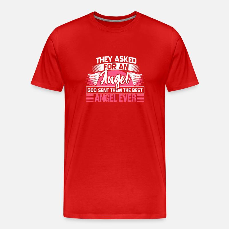 Beste Tochter Niedlich Geschenk - Männer Premium Bio T-Shirt - Rot