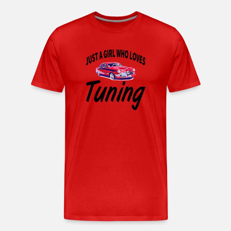 Auto - Männer Premium Bio T-Shirt - Rot