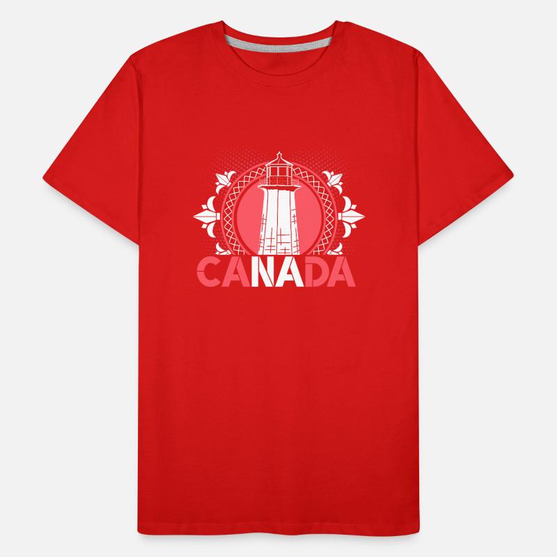 Canada Maple Leaf Men's Premium Organic T-Shirt