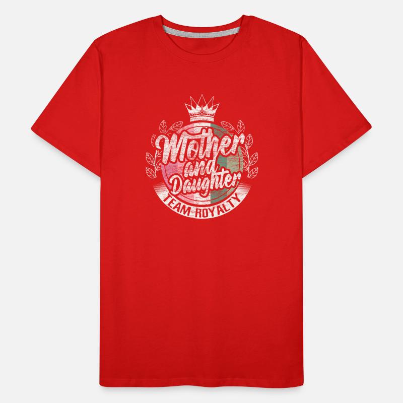 Mutter Tochter Mutterliebe Geschenkidee Männer Premium Bio T-Shirt