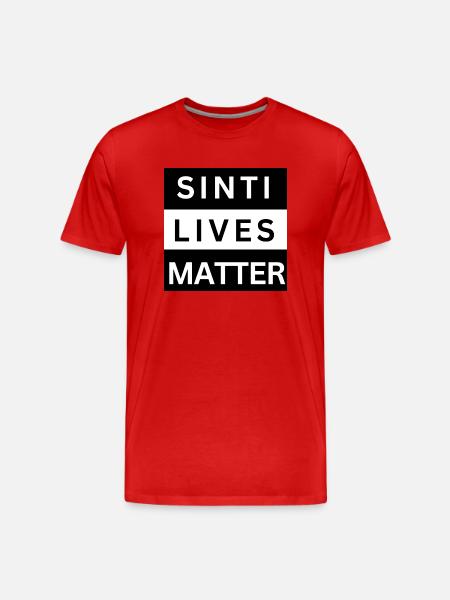 Sinti Lives Matter - Men's Premium Organic T-Shirt - red