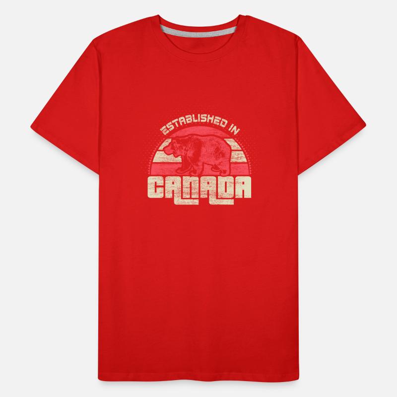 Canada Maple Origin Men's Premium Organic T-Shirt