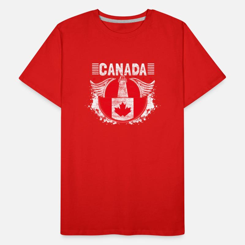 Canada Maple Leaf Gift Men's Premium Organic T-Shirt