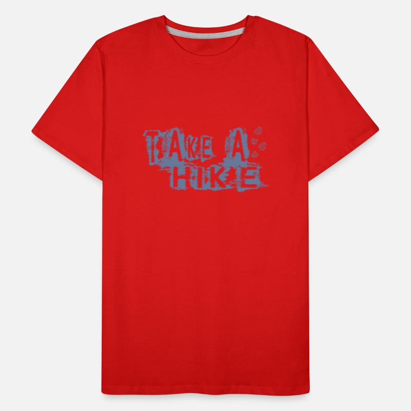 TAKE A HIKE Men's Premium Organic T-Shirt