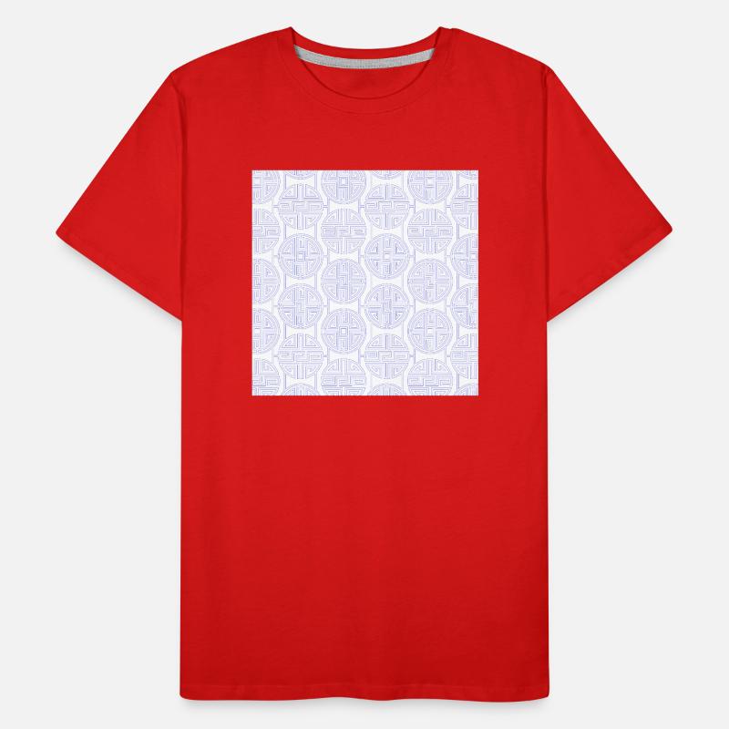 Chinese pattern Men's Premium Organic T-Shirt