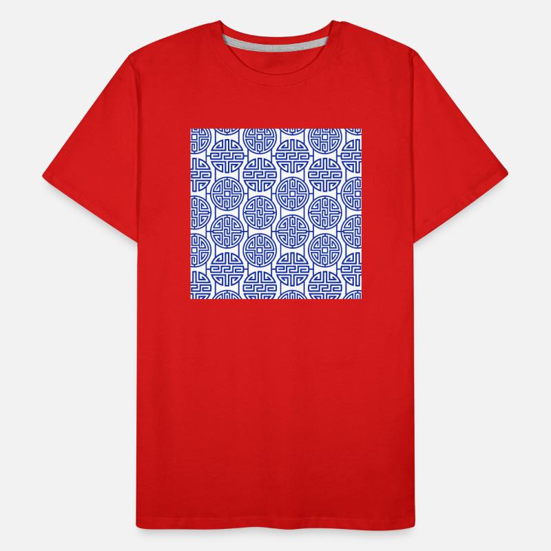 Chinese pattern Men's Premium Organic T-Shirt