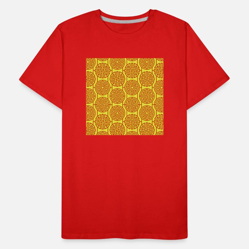 Chinese pattern Men's Premium Organic T-Shirt